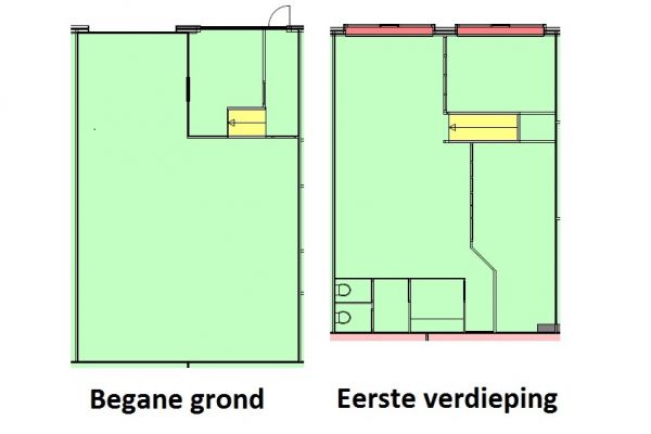 Kantoor met loods 275m²